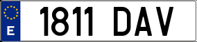 Truck License Plate